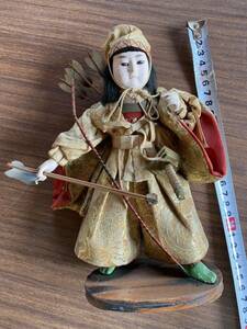 【送料無料】日本人形 昭和レトロ 置物 五月人形