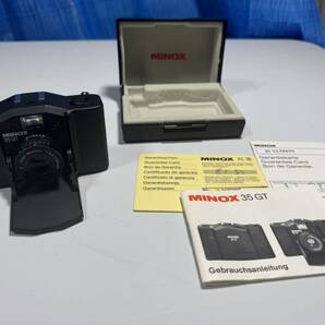 【ジャンク品】ミノックス Minox 35 GT Color-Minotar 35mm F2.8 FC 35 専用ケース・説明書セット コンパクトカメラ の画像1