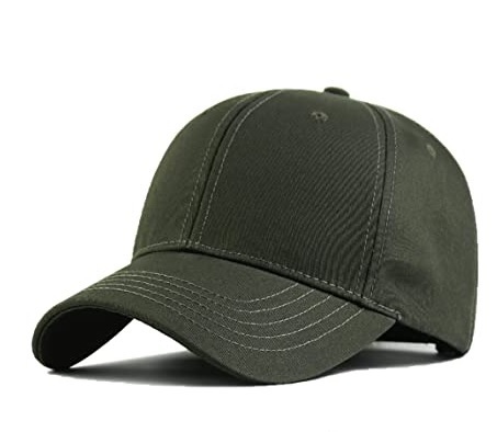 送料無料　特大キャップ　大きいサイズ（６０ｃｍ～６８ｃｍ）キャツプ　１００％ 　つばの長さ８ｃｍ　　帽子　グリーン