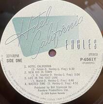 【帯付き】Eagles Hotel California(1981/P-6561Y)_画像3