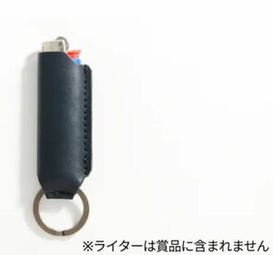 leather lighter case for BIC J23 ネイビー