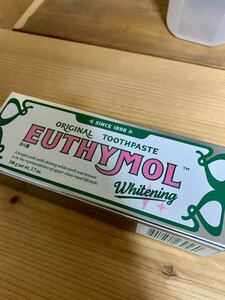 新品 EUTHYMOL ホワイトニング　歯磨き粉　韓国　ユーシモール