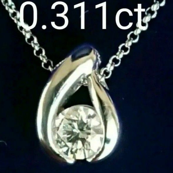 プラチナ Pt850 ダイヤモンド ネックレス