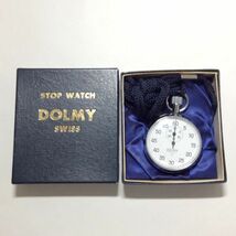 【未点検・未清掃】DOLMY 7石 1/5 ストップウォッチ スイス製 手巻き アンティーク ドルミー 16557_画像5