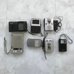 【中古品】ラジオ &カセットコーダー まとめ7点 SONY National TOSHIBA S-cubism携帯ラジオ 
