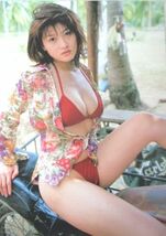 貴重！美形！【しいなまお 切り抜き29ページ】潜在する女神 SEXY ビキニ 爆乳 バスト93cm！ GOKUH_画像7