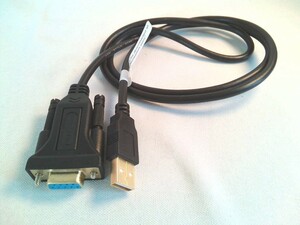 USB RS232C シリアルケーブル 変換ケーブル D-SUB9ピン　約1m