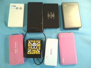 8点まとめ売り★各種　モバイル　バッテリー　充電機器　★ジャンク