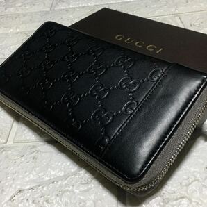 鑑定済み/GUCCIシマGGラウンドファスナー/シリアル番号308262〜の画像2