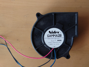 Nidec DCブロアファン D07F-12SH 37H2 DC12V 0.18A