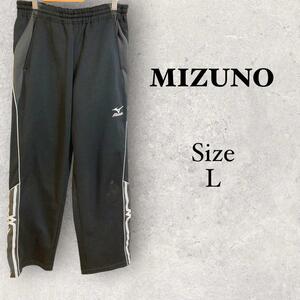 41507 MIZUNO[L] jersey pants black sportswear -