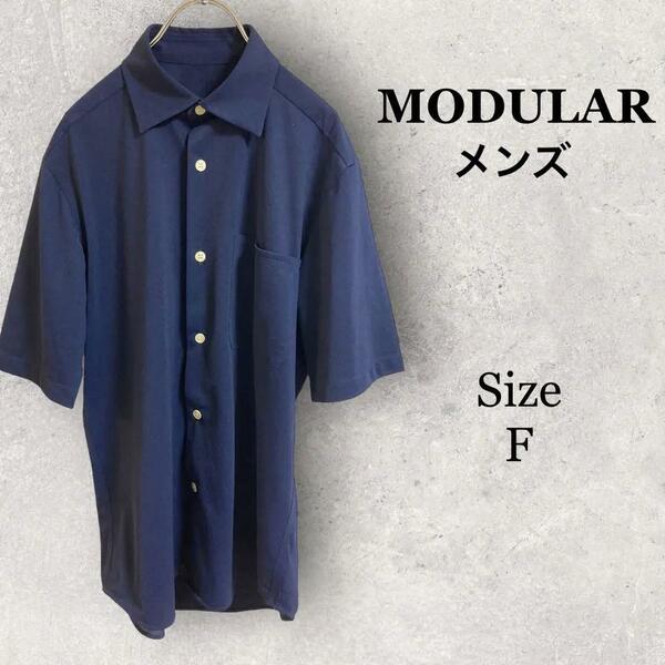GS1552 MODULAR【M】メンズ　ポロシャツ　ネイビー　美品
