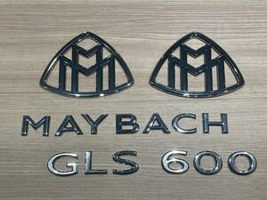 【新車外し！美品！】マイバッハ　GLS　600　メルセデスベンツ　純正エンブレム　MAY BACH　MercedesBenz　リア　ピラー