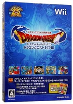 【中古】ドラクエ25周年記念 FC＆SFC ドラゴンクエストI・II・III Wii ディスク傷・外箱いたみ・欠品有 [管理:1350002500]_画像1