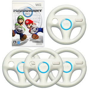 【中古】マリオカートWii 「Wiiハンドル」×4 ハンドル4個セット [管理:1350009836]