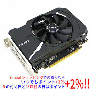 【中古】MSI製グラボ GeForce RTX 2060 AERO ITX 6G OC PCIExp 6GB [管理:1050014026]