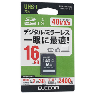 [Yu-Packet Copatible] Elecom Elecom SDHC Карта памяти MF-DSD016GUL 16GB [Управление: 1000014923]