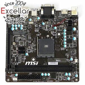 [ used ]MSI made Mini ITX motherboard AM1I Socket AM1 [ control :1050022973]