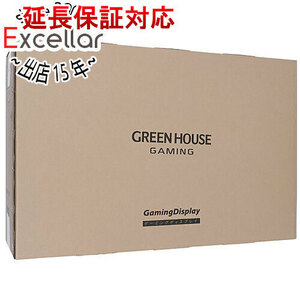 【新品(開封のみ)】 グリーンハウス 27型 ゲーミングディスプレイ GH-GLCC27WB-BK ブラック [管理:1000027745]
