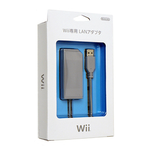 【中古】任天堂 Wii/Wii U/Nintendo Switch対応 LANアダプタ RVL-015 元箱あり [管理:1350010093]