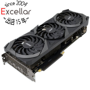 【中古】MSI製グラボ GeForce RTX 3080 VENTUS 3X 10G LHR PCIExp 10GB [管理:1050023027]