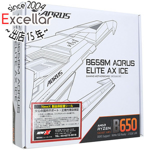 GIGABYTE MicroATXマザーボード B650M AORUS ELITE AX ICE SocketAM5 [管理:1000027804]