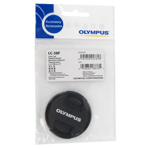 【ゆうパケット対応】OLYMPUS レンズキャップ LC-58F [管理:1000026250]