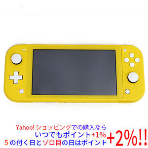 【中古】任天堂 Nintendo Switch Lite(ニンテンドースイッチ ライト) HDH-S-YAZAA イエロー 本体のみ いたみ [管理:1350008844]