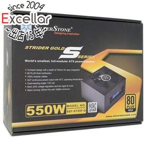 SILVERSTONE製 PC電源 SST-ST55F-G-V2 550W [管理:1000027274]