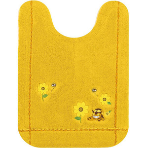 senko- long toilet mat Tonari no Totoro flower. bus . approximately 80×60cm 19753 yellow [ control :1100044060]