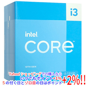 【中古】Core i3 13100 3.4GHz 12MB LGA1700 SRMBU 元箱あり [管理:1050022414]の画像1