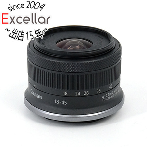 【新品訳あり】 Canon ズームレンズ RF-S18-45mm F4.5-6.3 IS STM 外箱なし [管理:1000027917]