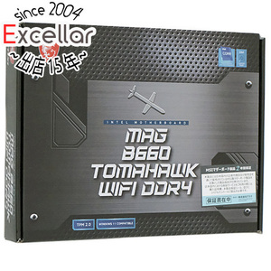 【新品(開封のみ・箱きず・やぶれ)】 MSI製 ATXマザーボード MAG B660 TOMAHAWK WIFI DDR4 LGA1700 [管理:1000027935]