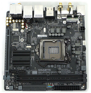 【中古】GIGABYTE Mini ITXマザーボード GA-Z170N-WIFI Rev.1.0 [管理:1050016505]