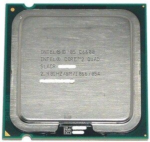 【中古】【ゆうパケット対応】Core 2 Quad Q6600 2.40GHz FSB1066MHz LGA775 8MB SLACR [管理:3025521]