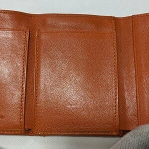 ■ベッカー ３つ折り財布（極小） レザー オレンジ BECKER■の画像7