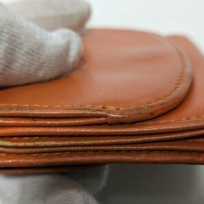 ■ベッカー ３つ折り財布（極小） レザー オレンジ BECKER■の画像3