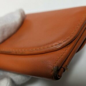 ■ベッカー ３つ折り財布（極小） レザー オレンジ BECKER■の画像2