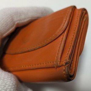 ■ベッカー ３つ折り財布（極小） レザー オレンジ BECKER■の画像5