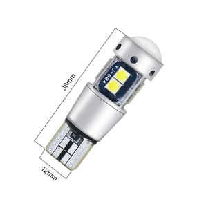 [4個セット] 爆光 T10/T16 LED キャンセラー内蔵 無極性 青 ブルー 12V/24V 共用 ポジション 【送料無料】の画像3