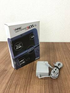 【美品】Newニンテンドー3DS LL メタリックブルー　充電器付き　動作確認済み