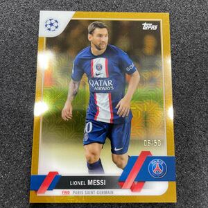 Topps Champions League Japan edition soccer LIONEL MESSI 6/50 リオネル・メッシ　サッカーカード