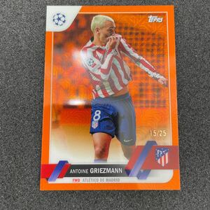 Topps Champions League Japan edition soccer ANTOINE GRIEZMANN 15/25 サッカーカード