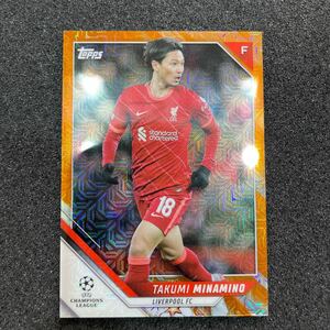 Topps Champions League Japan edition soccer 南野拓実　10/25 liverpool