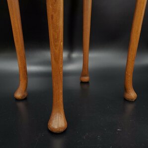【宝蔵】アンティーク家具 サイドテーブル オケージョナル 飾り棚 飾り台 花台 天然木 木製の画像7