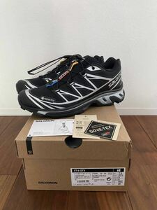 26cm Salomon XT-6 GTX GORE-TEX Black/Footwear Silver サロモン XT-6 ゴアテックス ブラック/フットウェアシルバー US8 UK7.5