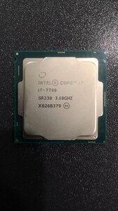 CPU インテル Intel Core I7-7700 プロセッサー 中古 動作未確認 ジャンク品 - A9