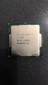 CPU インテル Intel Core I7-7700 プロセッサー 中古 動作未確認 ジャンク品 - A21