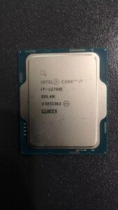 CPU インテル Intel Core I7-12700k プロセッサー 中古 動作未確認 ジャンク品 - A49