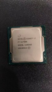 CPU インテル Intel Core I7-11700K プロセッサー 中古 動作未確認 ジャンク品 - A100
